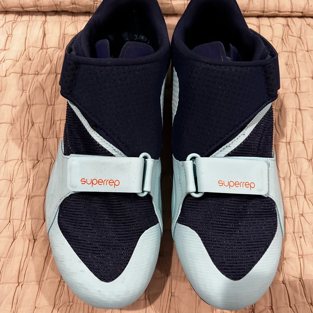 Nike Superrep Navy and Light Blue Spin Bike Shoes